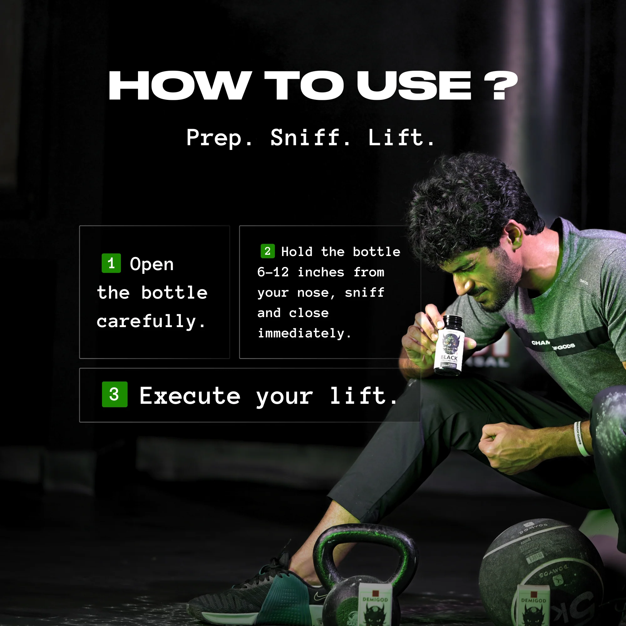 Black Smelling Salt | For Intermediate lifters - Image 4