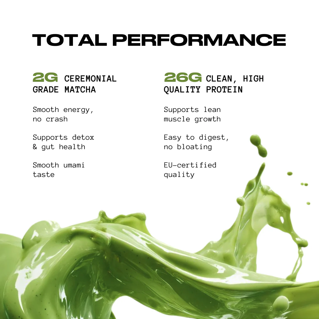 Matcha x Protein | 26 Grams Protein | Polmlek® 30 Servings - Image 4